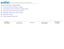 Tablet Screenshot of emi.emitel.pl