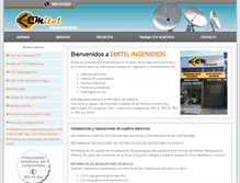 Tablet Screenshot of emitel.es